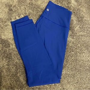 Royal blue lululemon leggings - NEED TO SELL ASAP - please send best offer